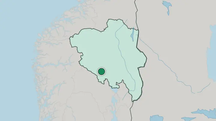 Map of Bruflat in Norway