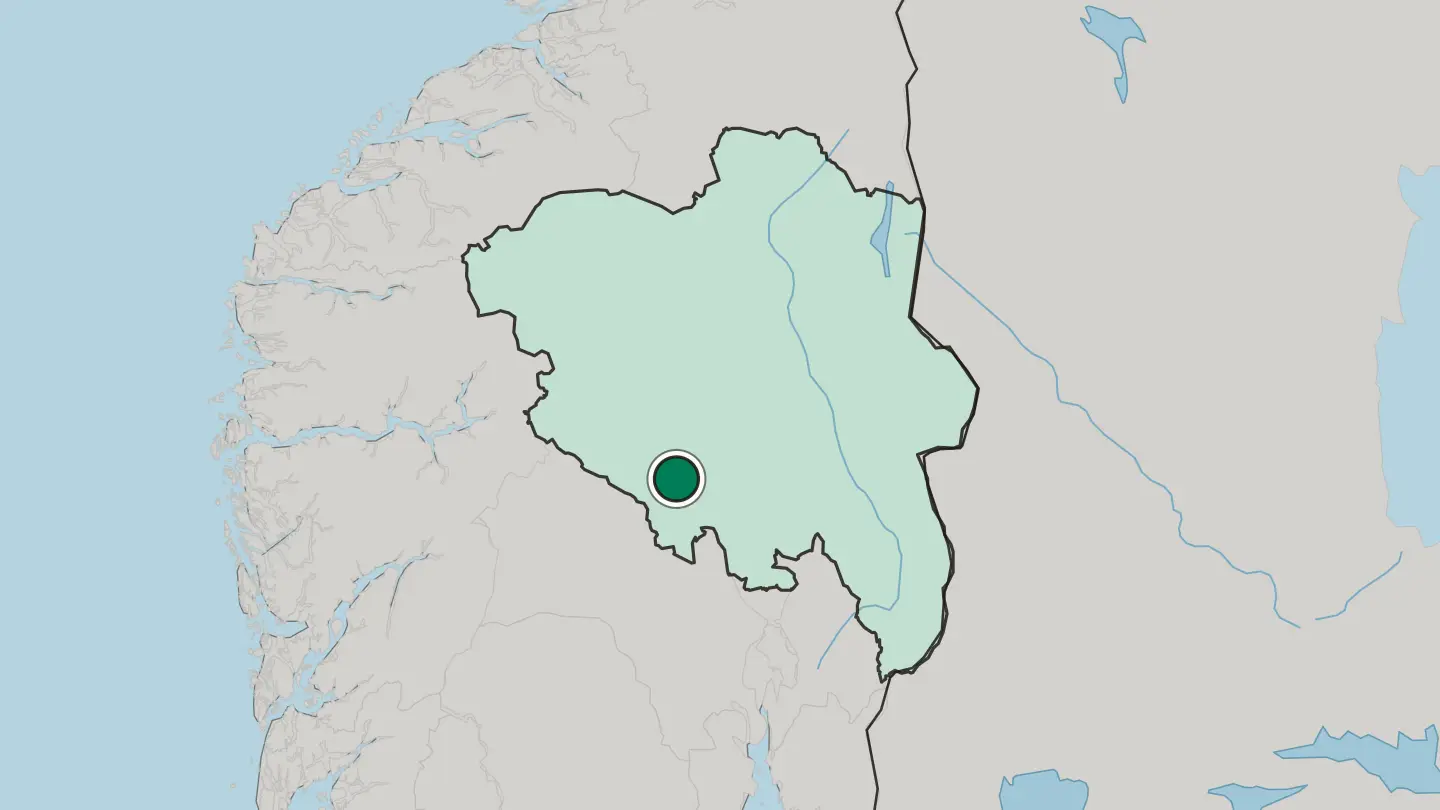 Map of Bruflat in Norway