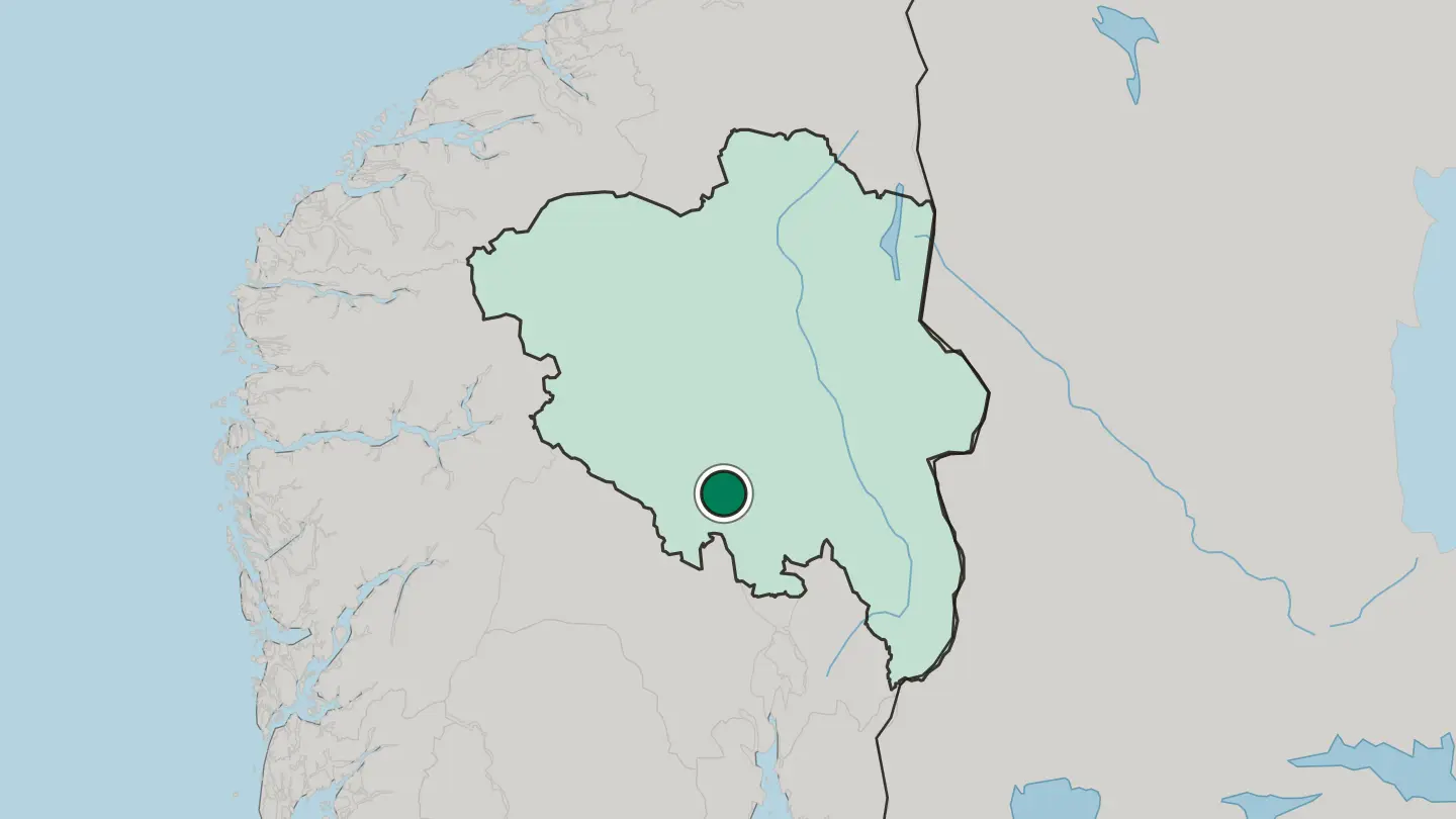 Map of Dokka in Norway