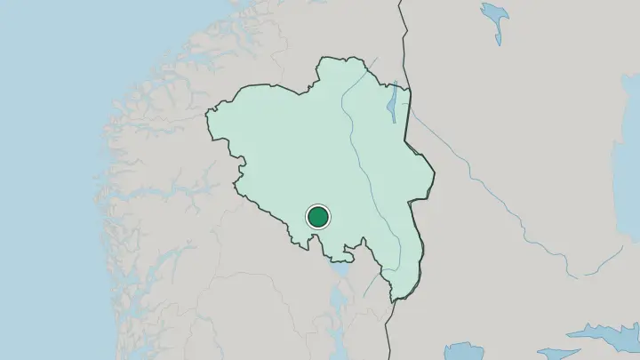 Map of Dokka in Norway