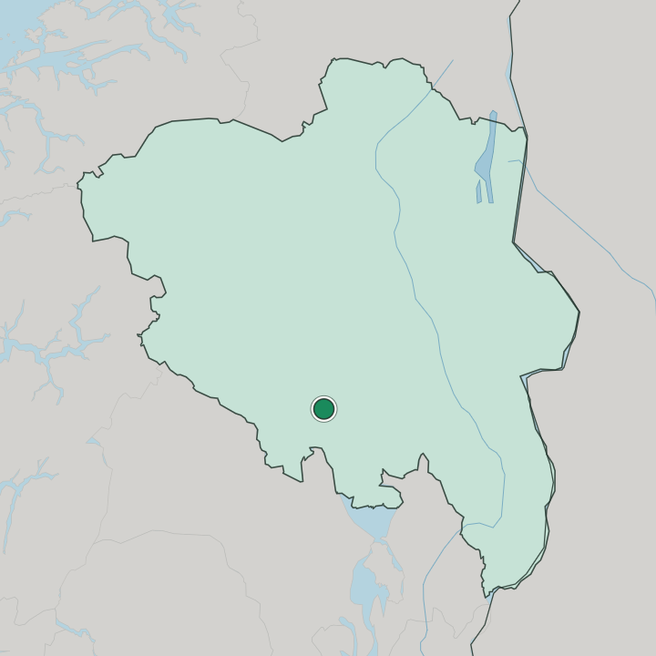 Map showing Dokka — In Innlandet