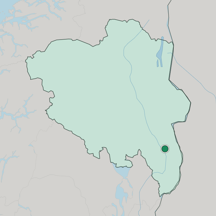 Map showing Flisa — In Innlandet