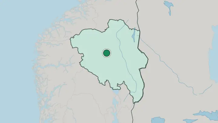 Map of Hundorp in Norway