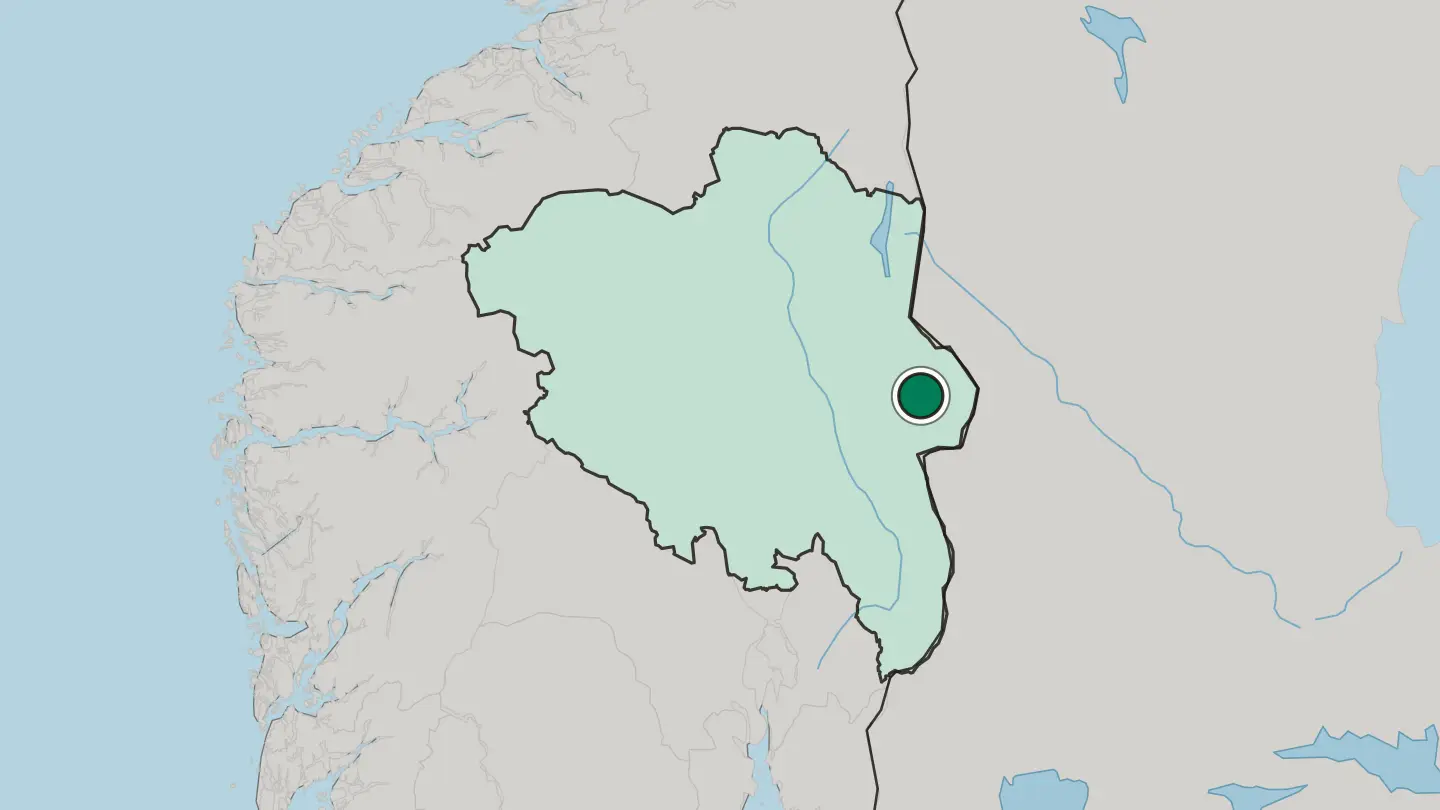 Map of Innbygda in Norway