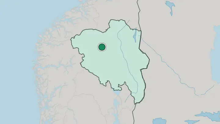Map of Otta in Norway