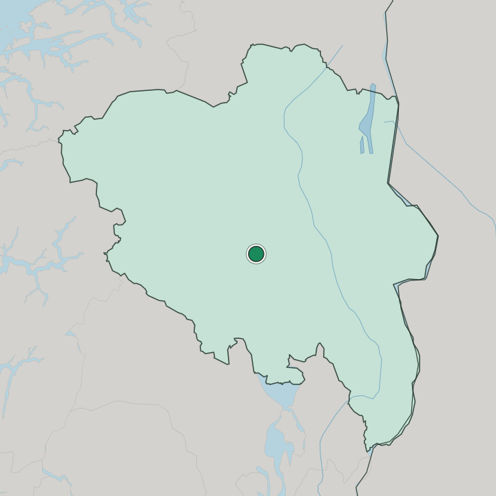 Map showing Segalstad bru — In Innlandet
