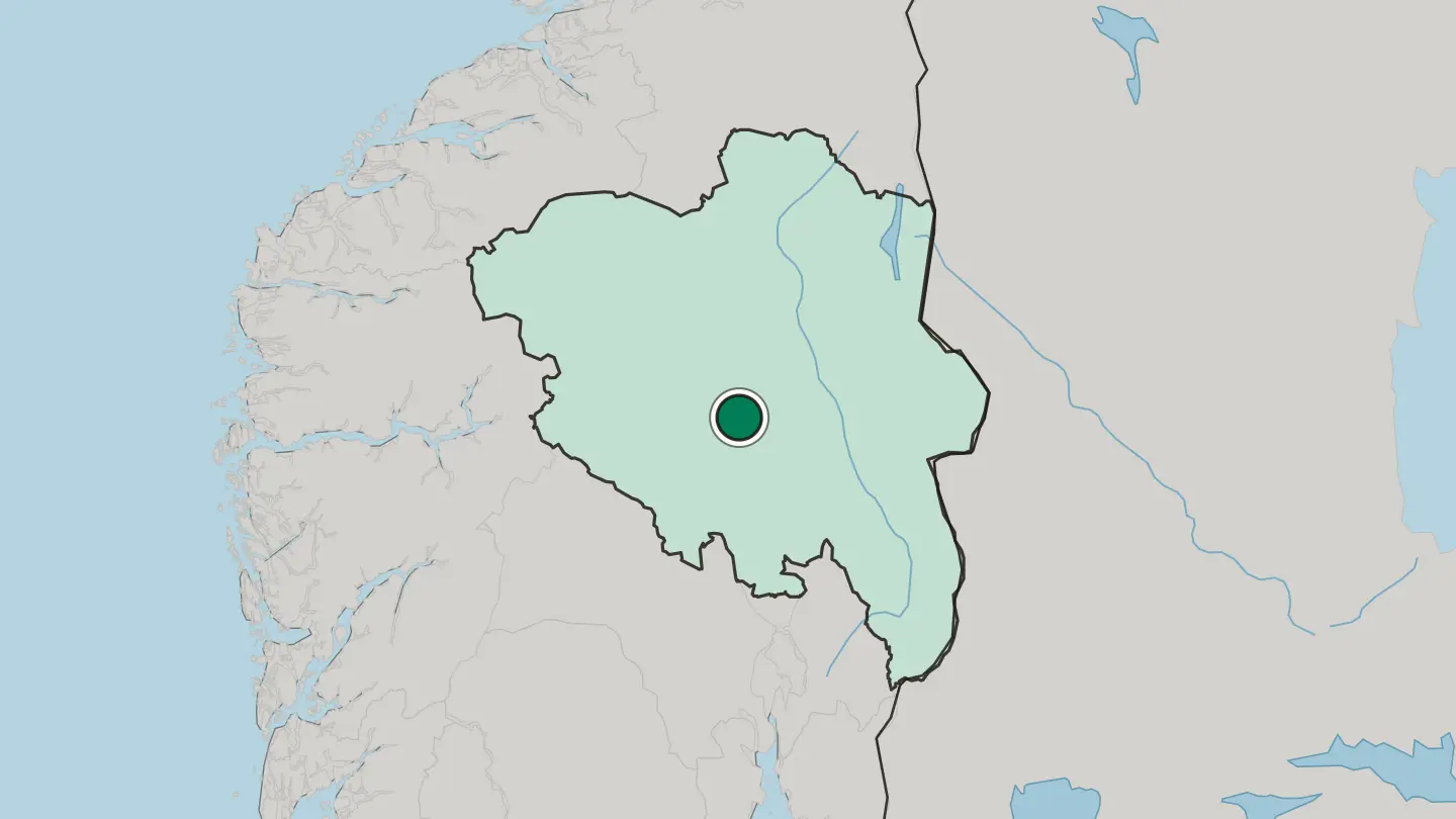 Map of Segalstad bru in Norway