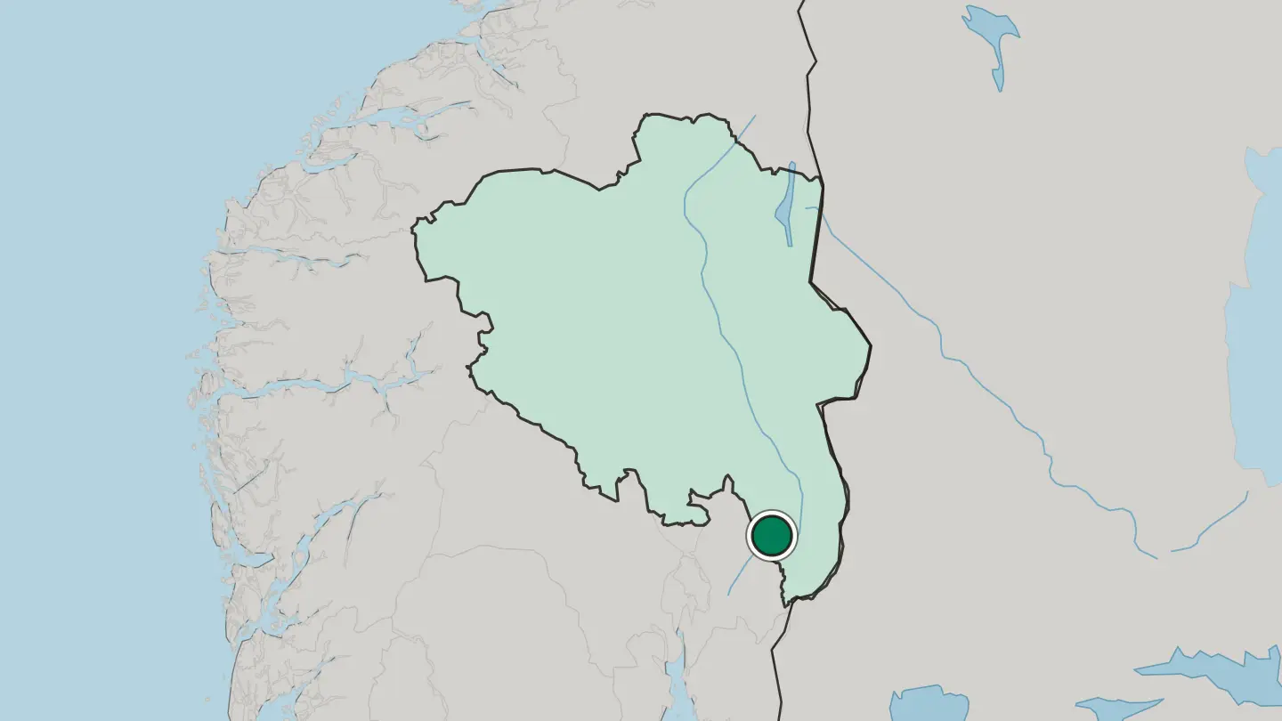 Map of Skarnes in Norway