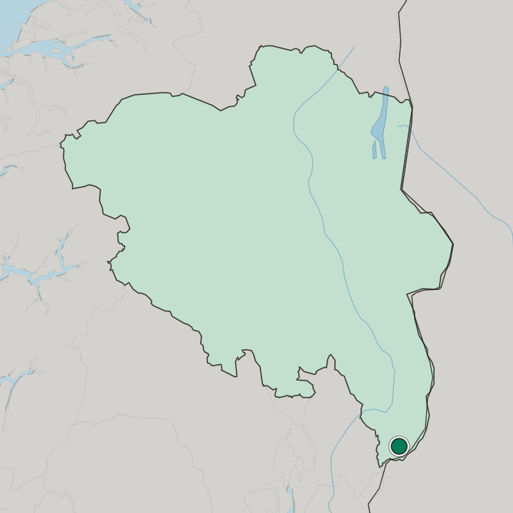 Map showing Skotterud — In Innlandet