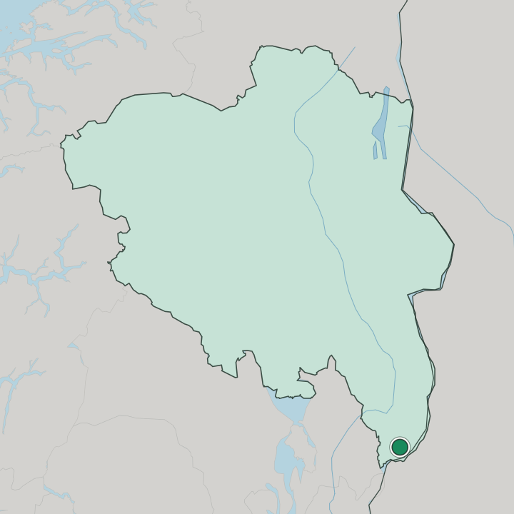 Map showing Skotterud — In Innlandet