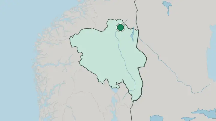 Map of Tolga in Norway