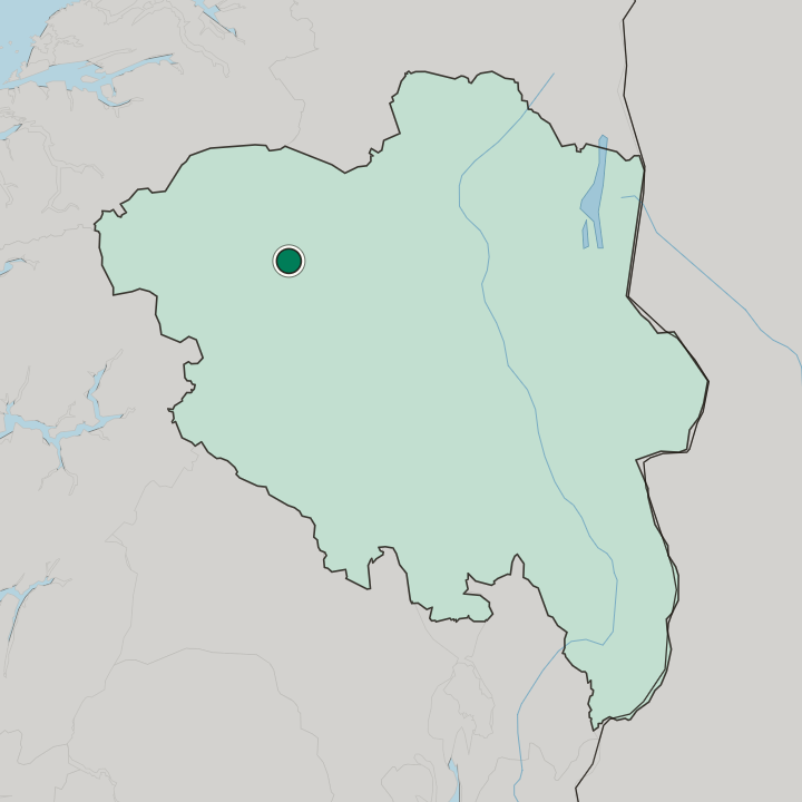 Map showing Vågåmo — In Innlandet