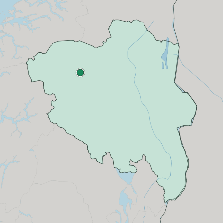 Map showing Vågåmo — In Innlandet