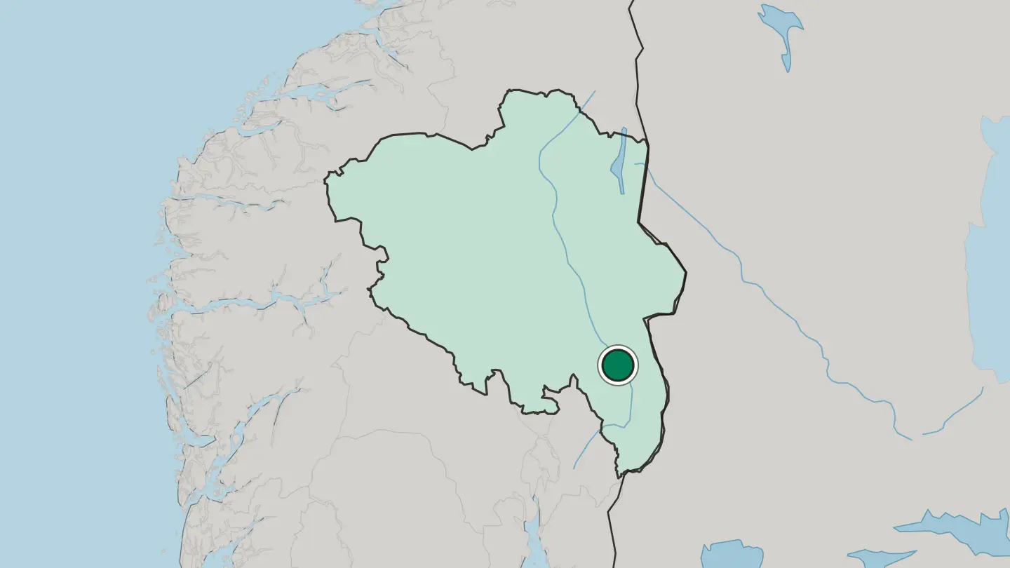 Map of Våler in Norway