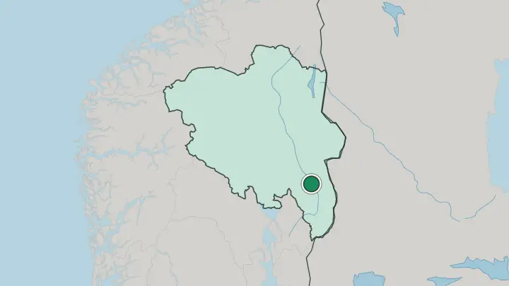 Map of Våler in Norway
