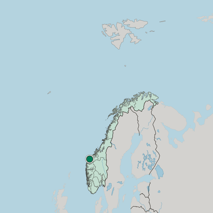Map showing Heissa — In Norway