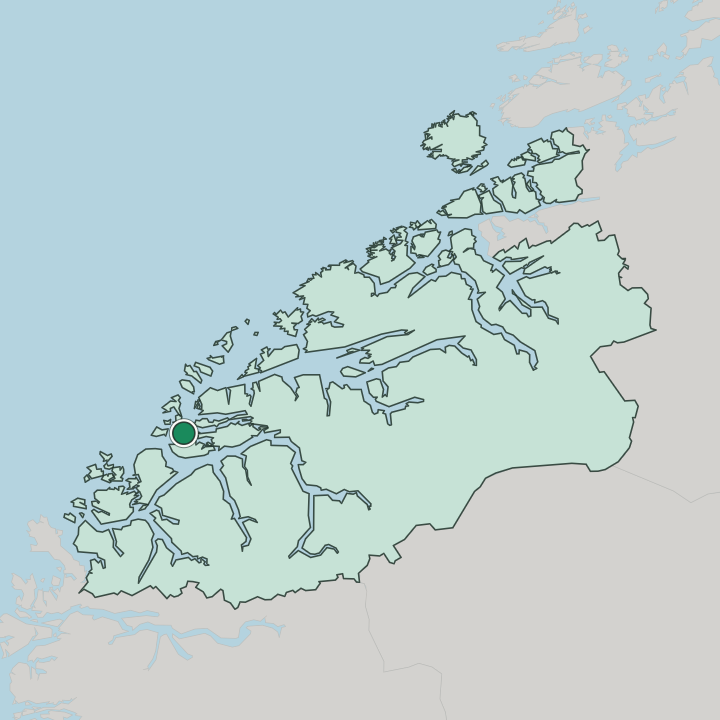 Map showing Heissa — In Møre og Romsdal