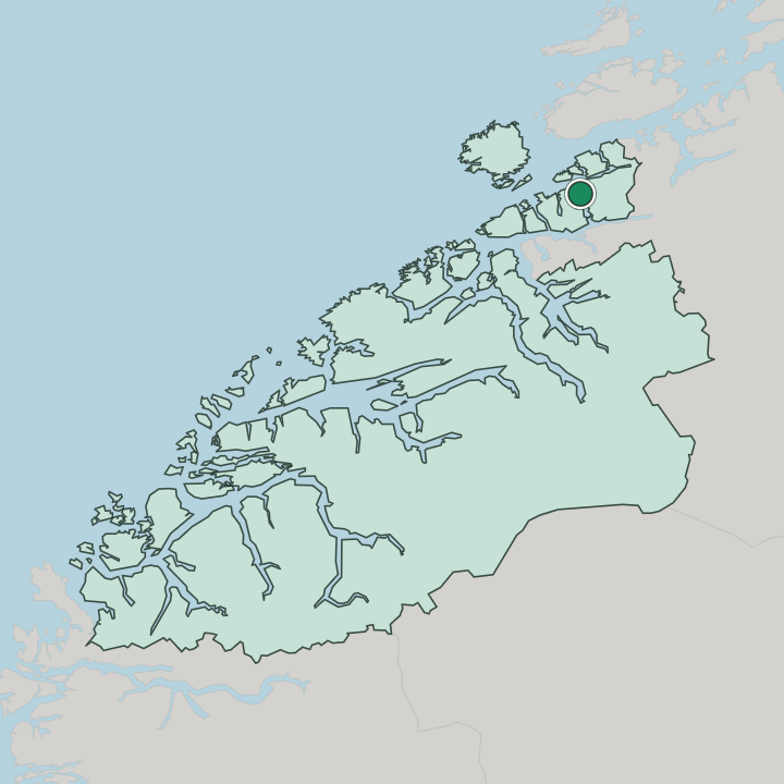 Map showing Aure — In Møre og Romsdal