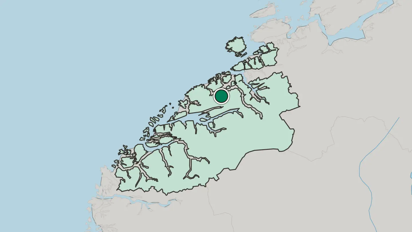 Map of Batnfjordsøra in Norway