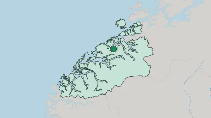 Map of Batnfjordsøra in Norway