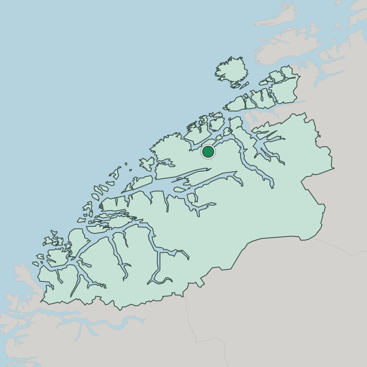Map showing Batnfjordsøra — In Møre og Romsdal