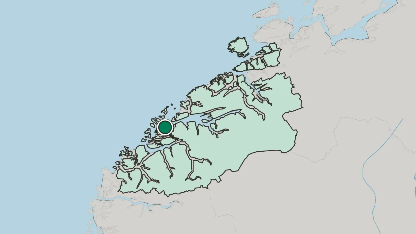 Map of Brattvåg in Norway