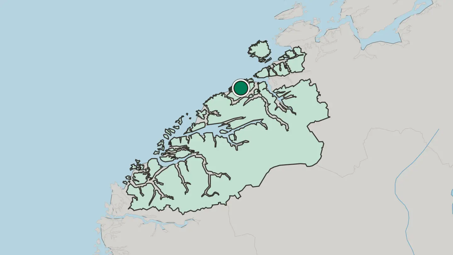 Map of Bruhagen in Norway