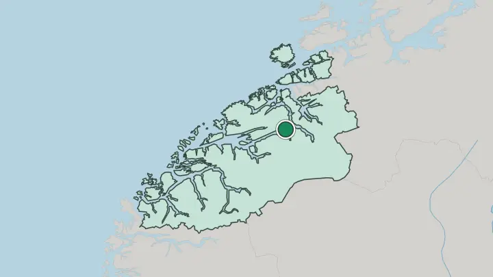 Map of Eidsvåg in Norway