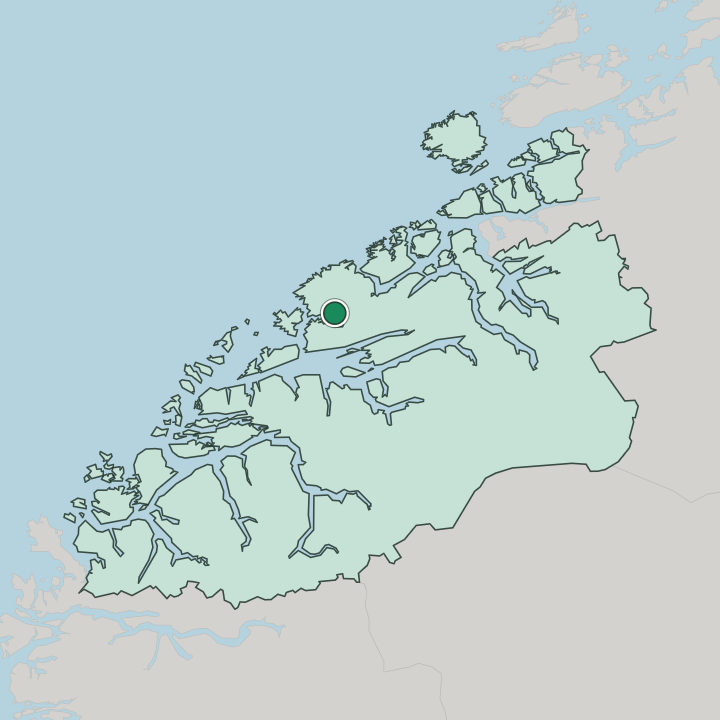 Map showing Elnesvågen — In Møre og Romsdal