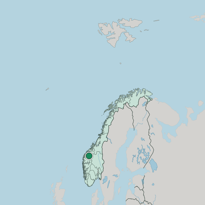 Map showing Geiranger — In Norway