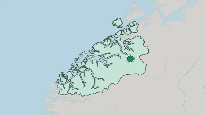 Map of Sunndalsøra in Norway