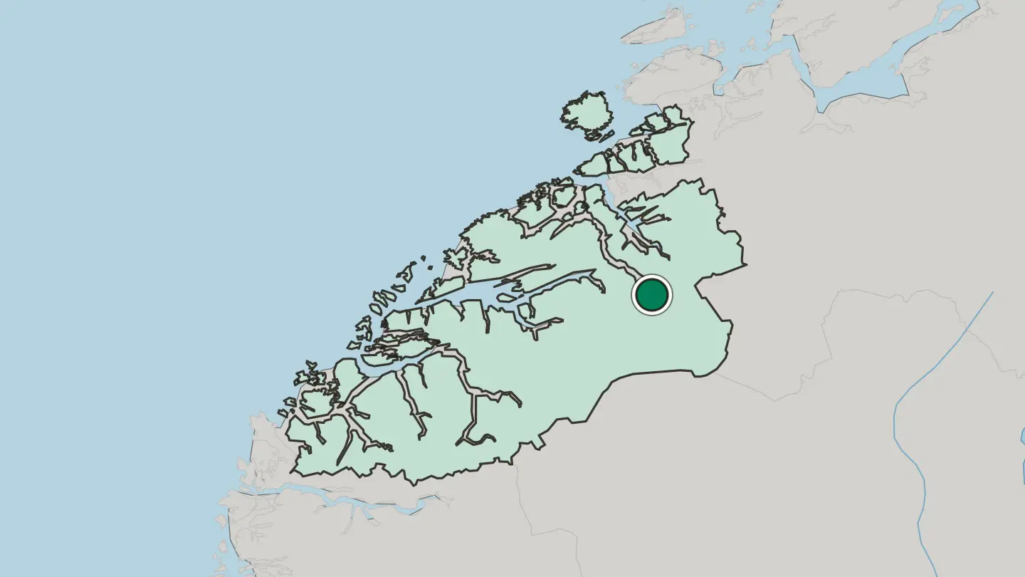 Map of Sunndalsøra in Norway
