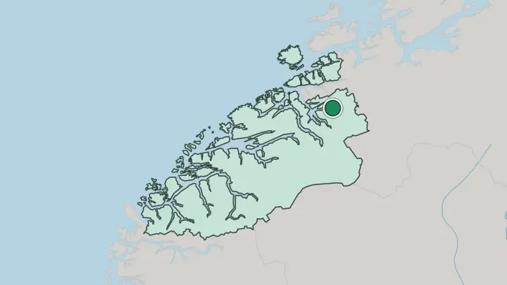 Map of Surnadal in Norway