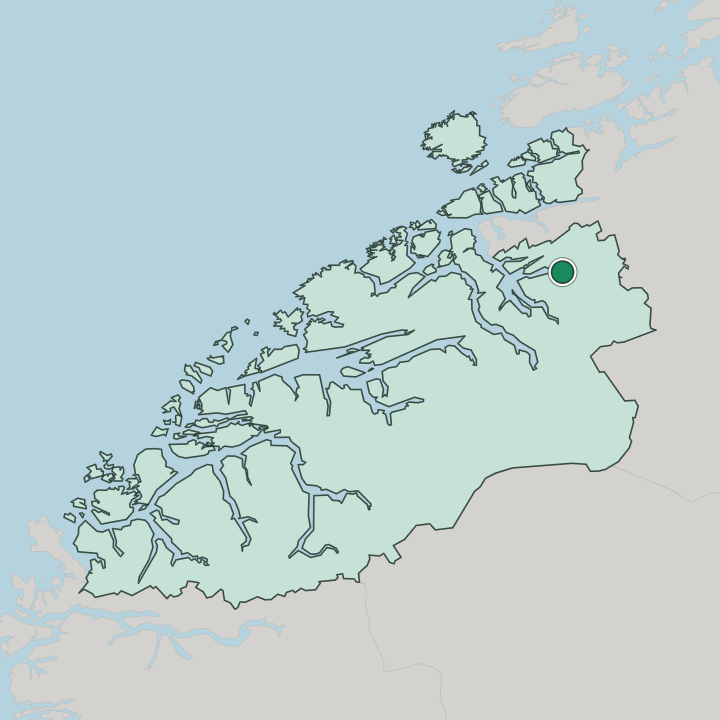 Map showing Surnadal — In Møre og Romsdal
