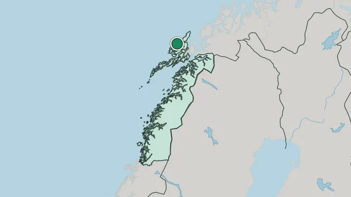 Map of Myre in Norway