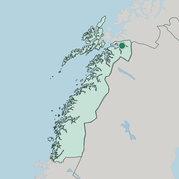 Map showing Narvik — In Nordland