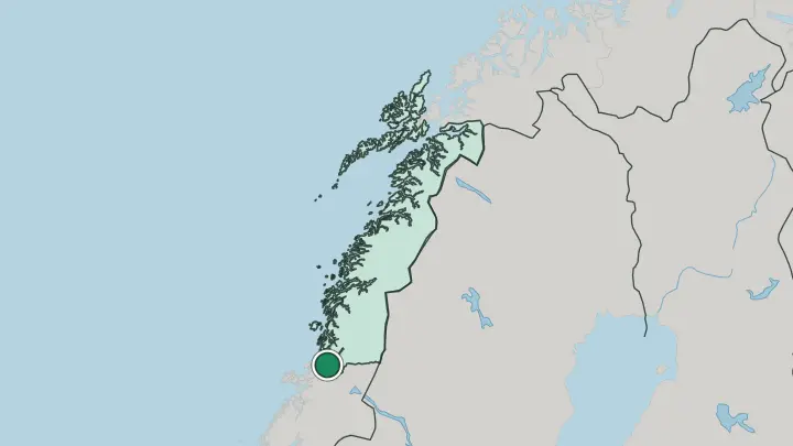 Map of Terråk in Norway