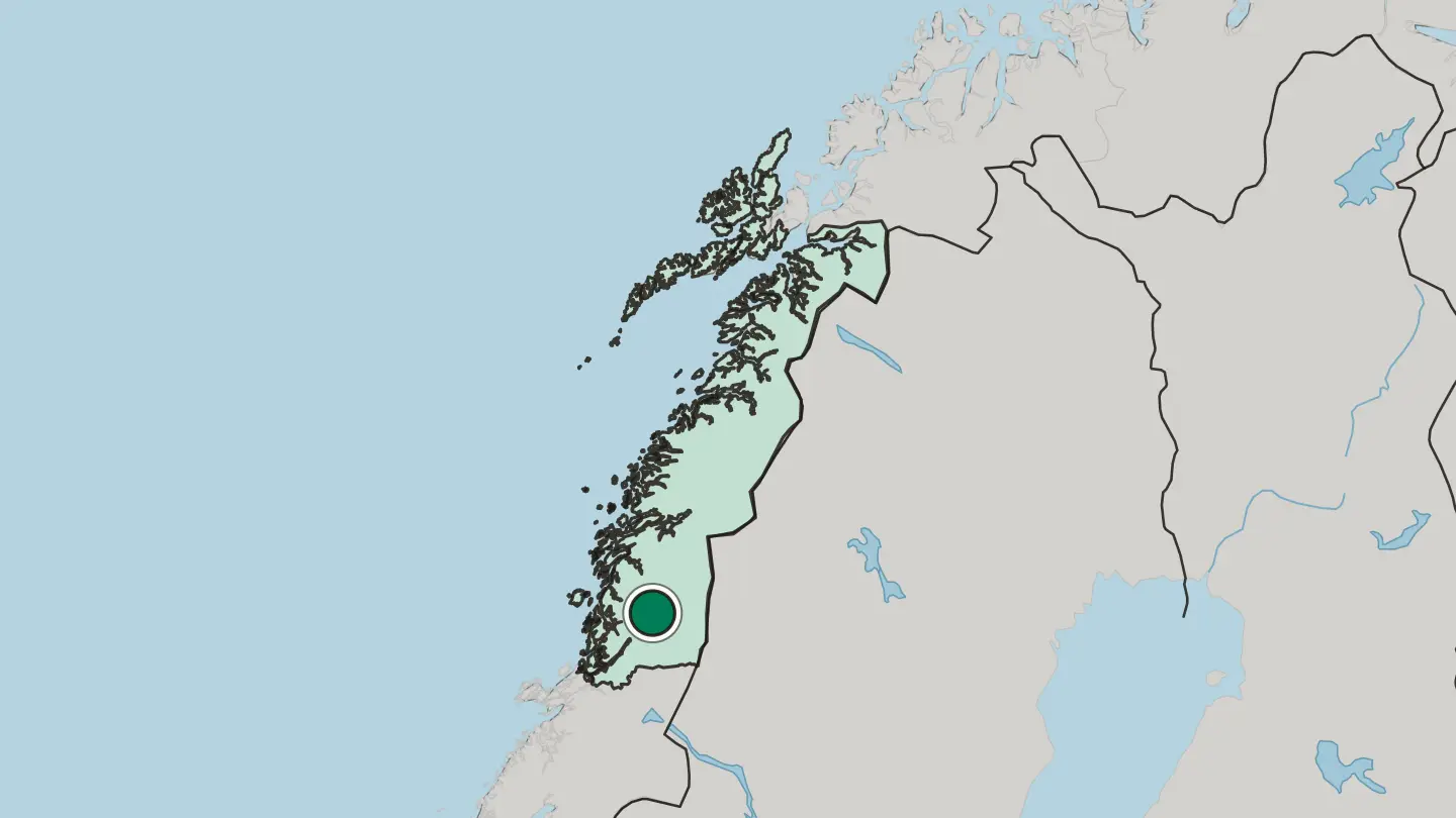 Map of Trofors in Norway