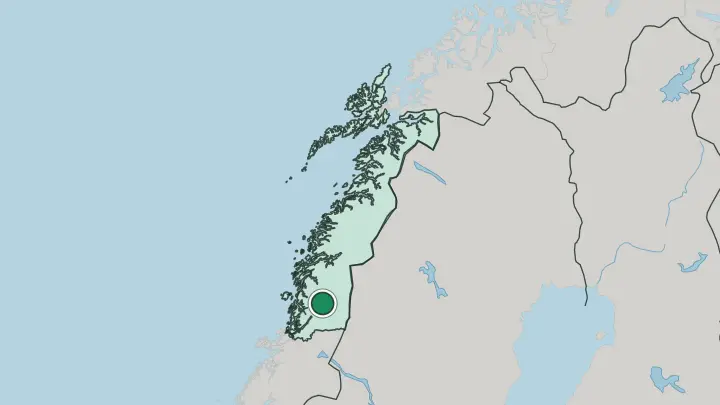 Map of Trofors in Norway