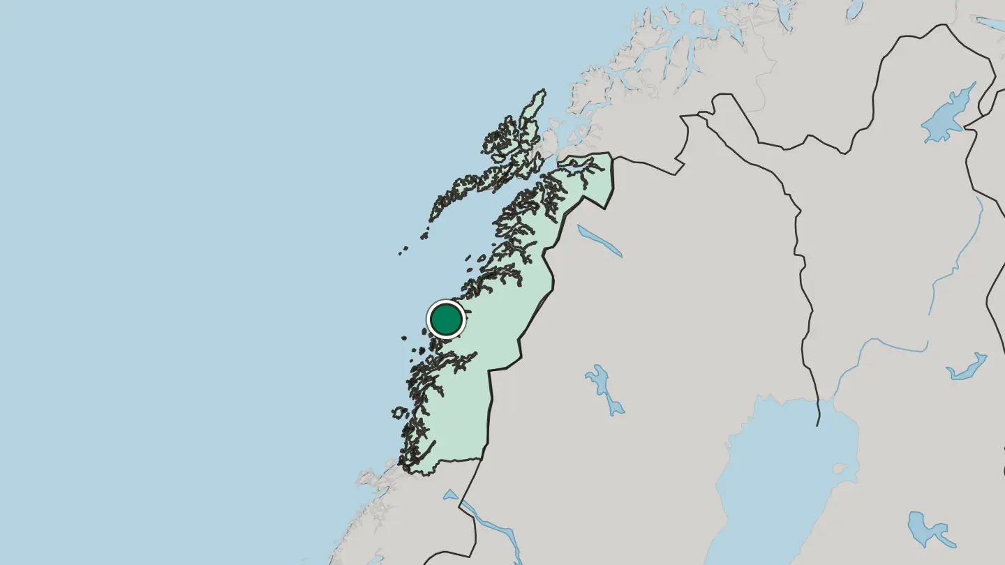 Map of Vågaholmen in Norway