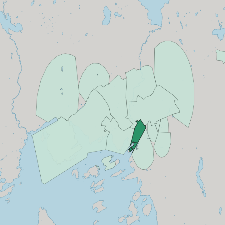 Map showing Grønland — In Oslo