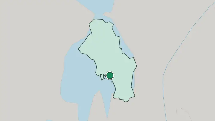 Map of Oslo in Norway