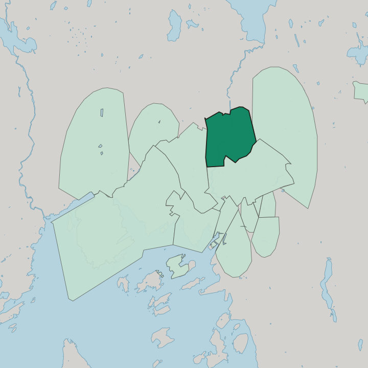 Map showing Sagene — In Oslo