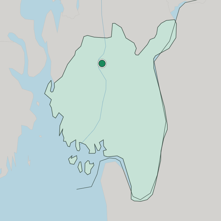 Map showing Askim — In Østfold