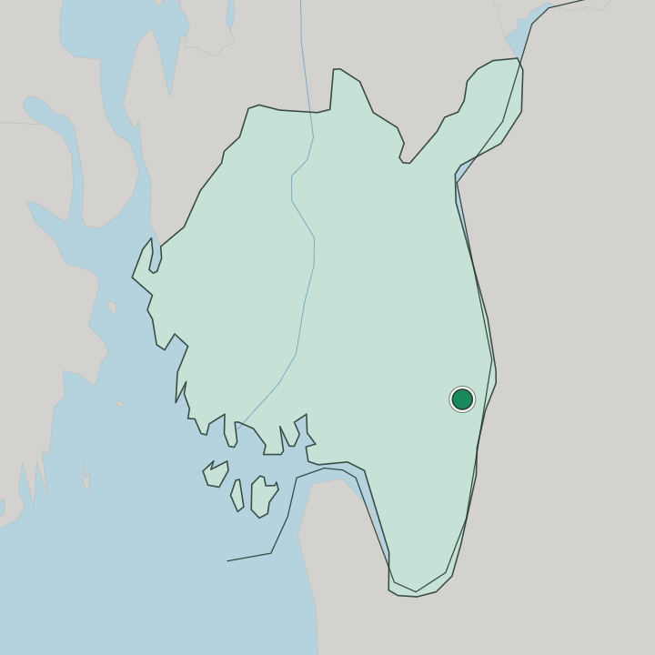 Map showing Fossby — In Østfold