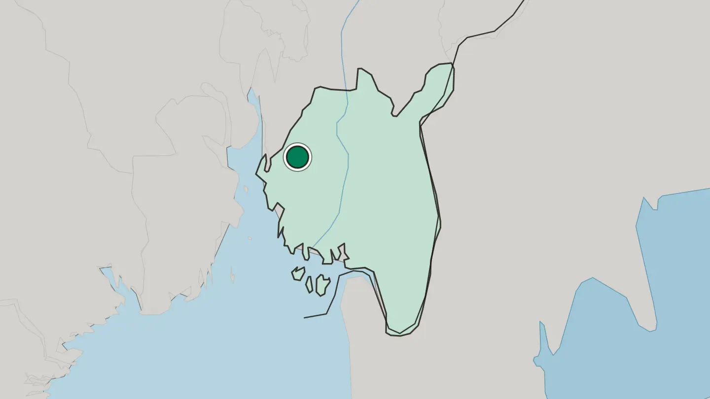 Map of Kirkebygda in Norway