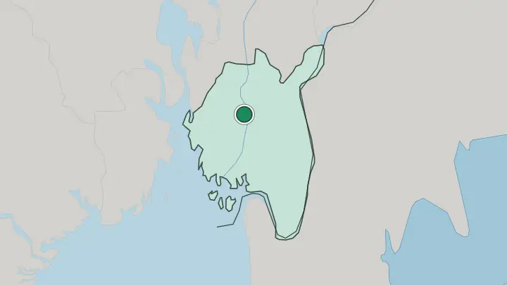 Map of Meieribyen in Norway