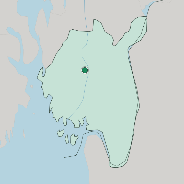 Map showing Meieribyen — In Østfold