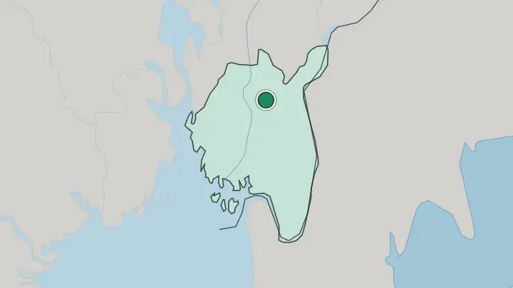 Map of Mysen in Norway