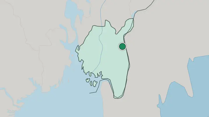 Map of Ørje in Norway